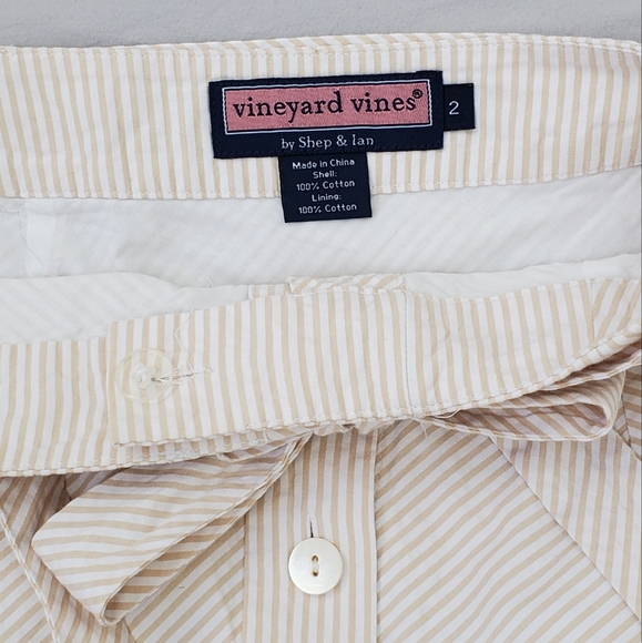 Vineyard Vines Seersucker Wrap Skirt, Size 2 - Picture 4 of 9